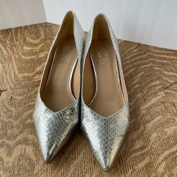 Franco sarto silver shoes on sale